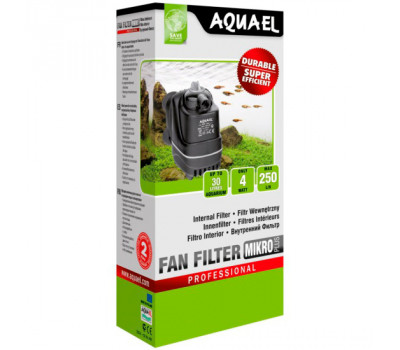 Внутренний фильтр FAN-Micro PLUS (до 30л) 250л/ч 2,2 AQUAEL