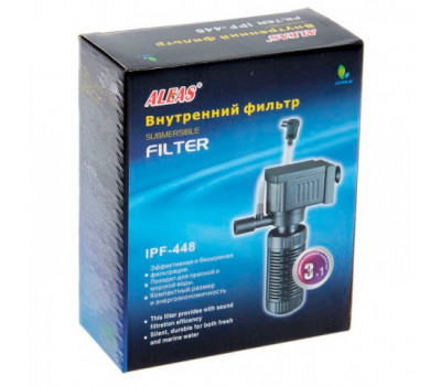 Внутренний фильтр IPF-448, 450л/ч, 6Вт (50-100л) ALEAS