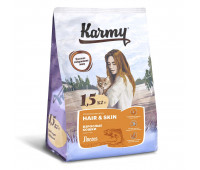 KARMY HAIR SKIN д/кошек лосось 1,5кг