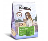 KARMY STERILIZED д/кошек курица 1,5кг