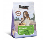 KARMY STERILIZED д/кошек лосось 0,4кг