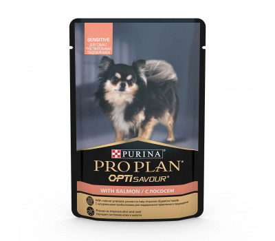 PRO PLAN Adult д/собак с чувствительным пищеварением лосось 85г