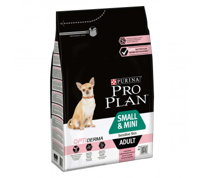 PRO PLAN Small&Mini Adult Sensitive Skin Лосось 3кг