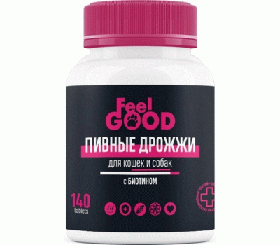 Пивные дрожжи с биотином и чесноком 140т FeelGOOD