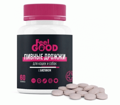 Пивные дрожжи с биотином и чесноком 60т FeelGOOD