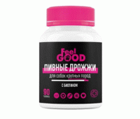 Пивные дрожжи с биотином и чесноком д/крупных пород 90т FeelGOOD
