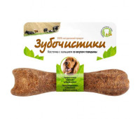 Косточка с кальцием и говядиной д/собак средних пород 95г ЗУБОЧИСТИКИ