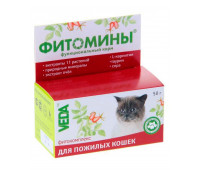Фитомины для пожилых кошек 100таб VEDA