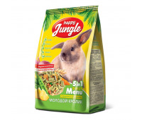 Корм д/молодых кроликов 400г HAPPY JUNGLE