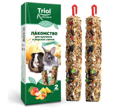 Палочки д/грызунов Фрукты 2х100г TRIOL Палочки д/грызунов Фрукты 2х100г TRIOL