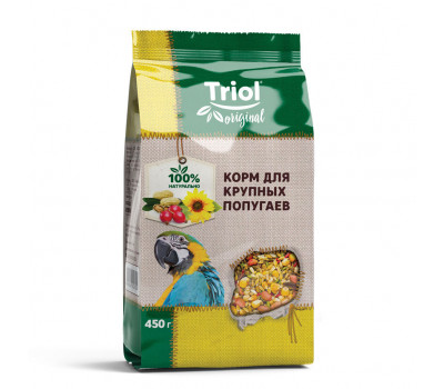 Корм д/крупных попугаев 450г TRIOL