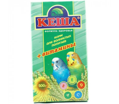 Корм д/волнистых попугаев 500г Витамины КЕША