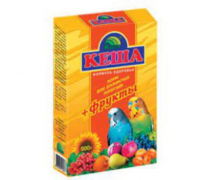 Корм д/волнистых попугаев 500г с фруктами КЕША Корм д/волнистых попугаев 500г с фруктами КЕША